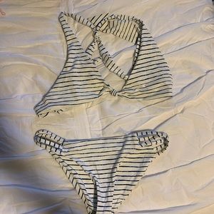 Striped Frankies Bikini Set